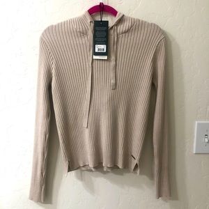 NWT Glyder ribbed sweater oatmilk